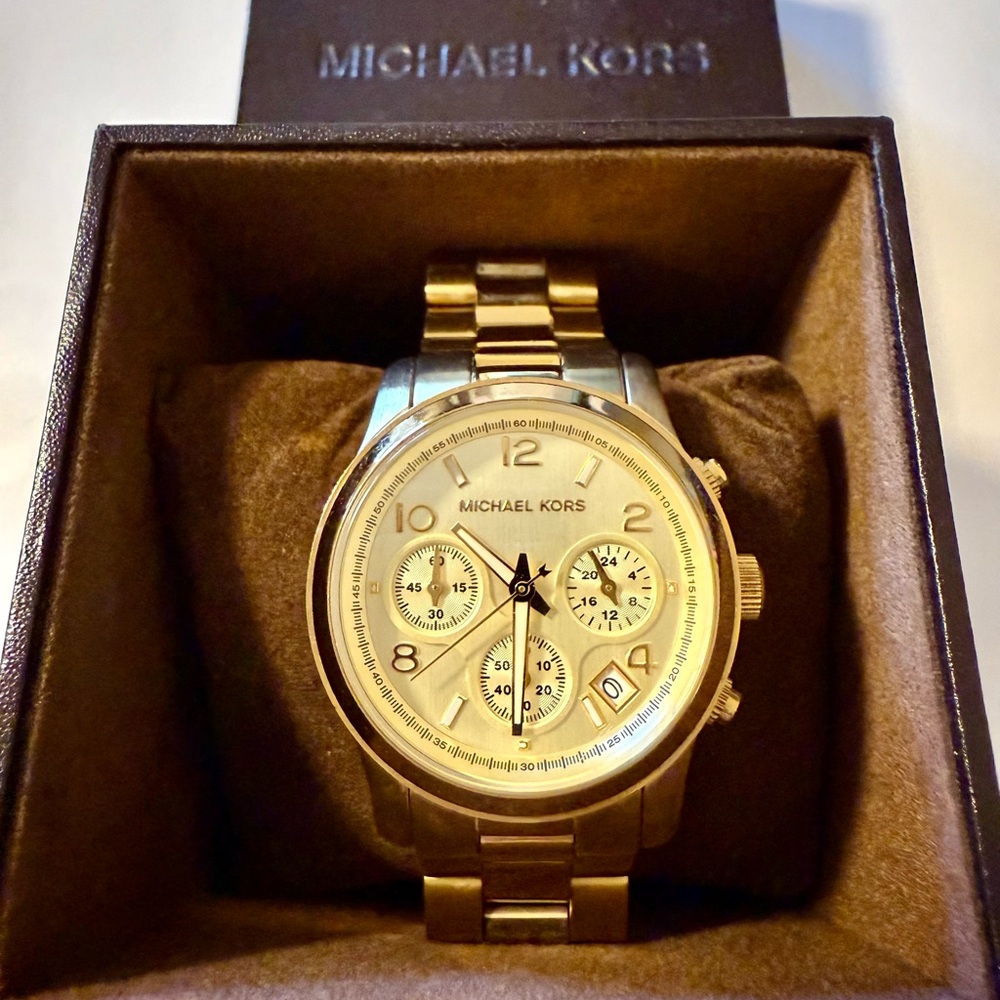Michael Kors gold watch